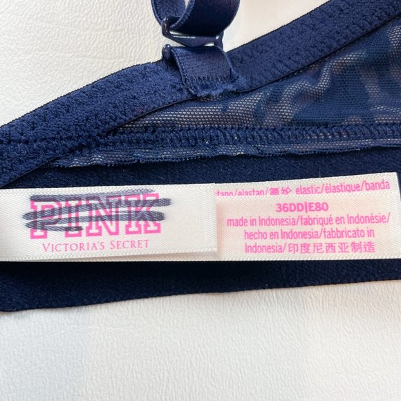 NWOT Victoria's Secret PINK Bra 36DD Wear Everywhere T-Shirt Tie Dye B1168 - Picture 6 of 8